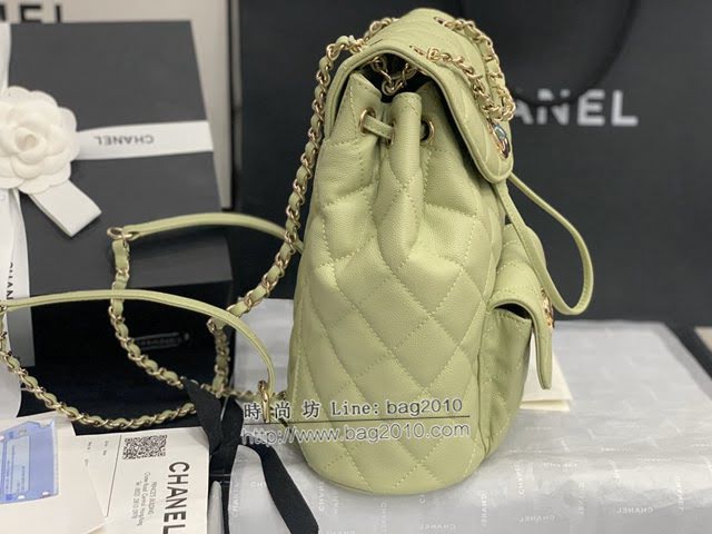 Chanel女包 香奈兒專櫃最新款球紋魚子醬牛皮後背包 Chanel雙肩背包 AS1371  djc4200